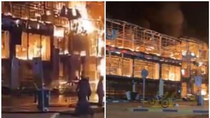 യുഎഇയില് ഷോപ്പിങ് സെന്ററില് വന് തീപിടിത്തം