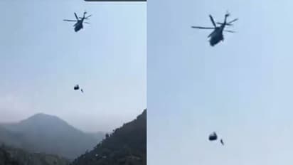 പാക്കിസ്ഥാനിൽ 1200 അടി മുകളിൽ കുട്ടികളടക്കം 8 പേർ കേബിൾ കാറിനുള്ളിൽ കുടുങ്ങി; രക്ഷാപ്രവർത്തനം തുടരുന്നു