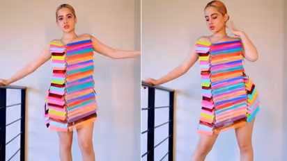  ഇത് 'ചീപ്പ് ഡ്രസ്'; പുതിയ ഫാഷന്‍ പരീക്ഷണവുമായി  ഉർഫി ജാവേദ്; വീഡിയോ