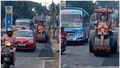 ഓണത്തിരക്കാവാൻ നോക്കിയിരുന്ന പോലെ! നഗരത്തിലെ അറ്റകുറ്റപ്പണികള്‍, കുരുങ്ങി കുരുങ്ങി റോഡുകള്‍; പരാതികൾ 