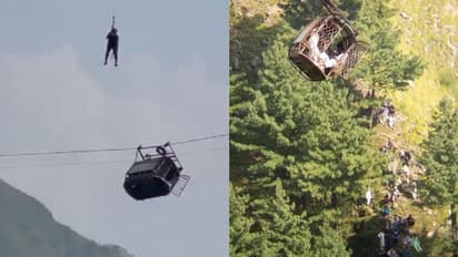 ആശങ്കയ്ക്ക് അറുതി, 900 അടി ഉയരത്തിൽ കേബിൾ കാറിൽ കുടുങ്ങിയ വിദ്യാർത്ഥികളെ രക്ഷിച്ചു, 15 മണിക്കൂർ നീണ്ട ദൗത്യം