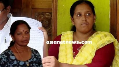 പിരിച്ചുവിടൽ വിവാദം: സതിയമ്മ വ്യാജരേഖ ചമച്ചു, ഒപ്പ് തന്റേതല്ല; പൊലീസിൽ പരാതി നൽകി ലിജിമോൾ