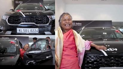 ന‍‍ഞ്ചിയമ്മയ്ക്ക് പുതിയ സാരഥി; ഇനി യാത്ര പുത്തൻ കാറിൽ