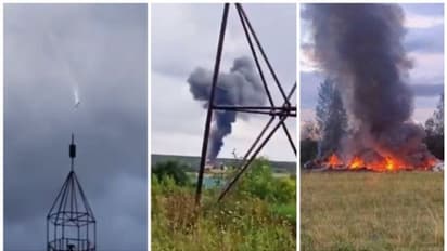 യെവ്ജെനി പ്രിഗോജിൻ സഞ്ചരിച്ച വിമാനാപകടത്തിന്‍റെ വീഡിയോ സാമൂഹിക മാധ്യമങ്ങളില്‍ വൈറല്‍ 