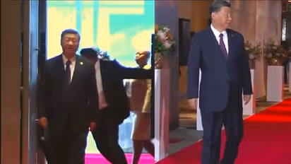ಬಿಕ್ಸ್ ಶೃಂಗದಲ್ಲಿ ಚೀನಾ ಅಧ್ಯಕ್ಷಗೆ ಮುಜುಗರ: ಜಿನ್ಪಿಂಗ್ ಗಾರ್ಡ್ ತಡೆದ ಸಿಬ್ಬಂದಿ: ವೈರಲ್ ವೀಡಿಯೋ