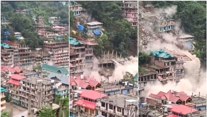 കുളുവില് കനത്ത മണ്ണിടിച്ചില്; ബഹുനില കെട്ടിടങ്ങള് തകര്ന്നുവീണു