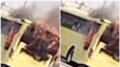 സൗദി അറേബ്യയില് ഓടിക്കൊണ്ടിരുന്ന സ്കൂള് ബസിന് തീപിടിച്ചു