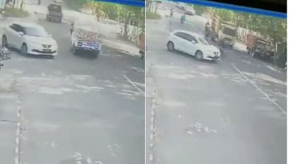 ബൈക്കുകൾക്കും പിന്നാലെ ലോറിക്കും, സൈഡൊക്ക കൊടുത്തങ്ങനെ റോഡ് കടക്കുന്ന കാർ, പക്ഷെ വൻ ട്വിസ്റ്റ് പിന്നെയാണ്! -