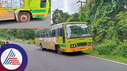 ಚಲಿಸುತ್ತಿದ್ದ ಬಸ್‌ ಟೈಯರ್‌ ಸ್ಫೋಟ, 80ಕ್ಕೂ ಹೆಚ್ಚು ಪ್ರಯಾಣಿಕರು ಪ್ರಾಣಾಪಾಯದಿಂದ ಪಾರು! 