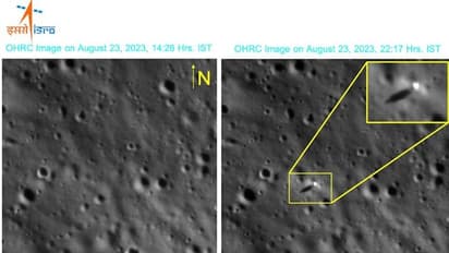 'I spy you': ISRO shares pictures of Chandrayaan-3 Lander clicked by Chandrayaan-2 Orbiter, deletes post later