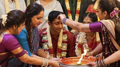 நடிகர் விஜய் குமார் பேத்திக்கு நடந்து முடிந்த நிச்சயதார்த்தம்! மாப்பிள்ளை யார் தெரியுமா? வைரலாகும் போட்டோஸ்!