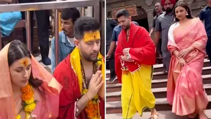 Parineeti Chopra and Raghav Chadha in Ujjain to offer prayers at Mahakaleshwar Temple ahead of wedding