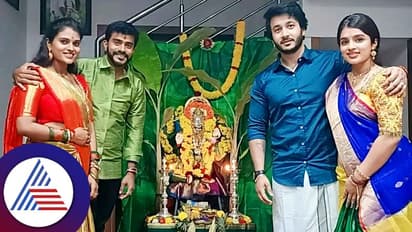 ರಿಯಲ್ ಪತ್ನಿಯರ ಜೊತೆ ಹಬ್ಬದ ಮೂಡಲ್ಲಿ 'ಸತ್ಯ' ಸೀರಿಯಲ್ ಕಾರ್ತಿಕ್, ಬಾಮೈದ!