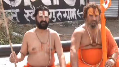 Nuh Shobha Yatra: Ayodhya seer stages protest after being stopped at Sohna toll plaza; check details