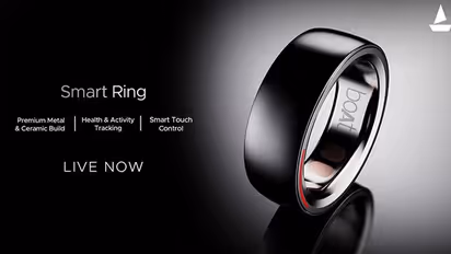 boAt Ring with health features, music and camera controls launched; Check its specs, price & other details