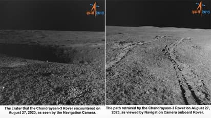 3 மீ தொலைவில் பள்ளத்தைக் கவனித்து, வேறு பாதையில் நகர்ந்த பிரக்யான் ரோவர்!