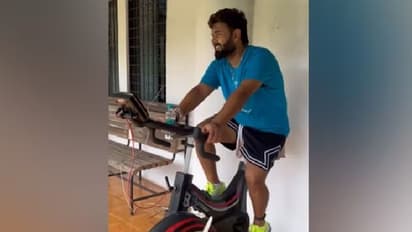 ಸೈಕ್ಲಿಂಗ್ ಪೆಡಲ್ ತುಳಿಯಲಾರಂಭಿಸಿದ ರಿಷಭ್ ಪಂತ್..! ಟೀಂ ಇಂಡಿಯಾ ಪಾಲಿಗೆ ಗುಡ್ ನ್ಯೂಸ್