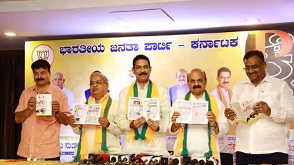 Karnataka: Former CM Basavaraj Bommai slams Congress for failures, breaking promises in governance