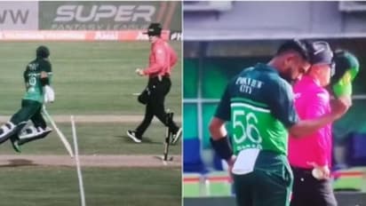 സ്‌കൂള്‍ കുട്ടികള്‍ ഇതിലും നന്നായി നടക്കും, ഉഴപ്പിയോടി വിക്കറ്റ് തുലച്ച് റിസ്‌വാന്‍; കലിപ്പായി ബാബര്‍- വീഡിയോ