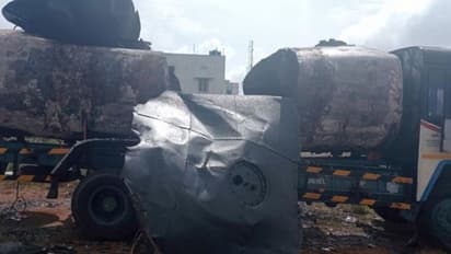 അറ്റകുറ്റപ്പണിക്കിടെ ടാങ്കര്‍ ലോറി പൊട്ടിത്തെറിച്ച് അഗ്നിഗോളമായി, വെൽഡിംഗ് തൊഴിലാളിക്ക് ദാരുണാന്ത്യം