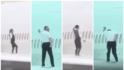 വിമാന ചിറകിൽ കയറി ഡാൻസ് കളിച്ച് ക്യാബിൻ ക്രൂ, അപകടകരമായ ഫോട്ടോ സ്റ്റണ്ട്; വീഡിയോ വൈറല്‍, പിന്നാലെ നടപടി