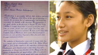 ലോകത്തിലെ ഏറ്റവും മികച്ച ഇംഗ്ലീഷ് കൈയക്ഷരത്തിന്‍റെ ഉടമയെ അറിയാമോ ? 