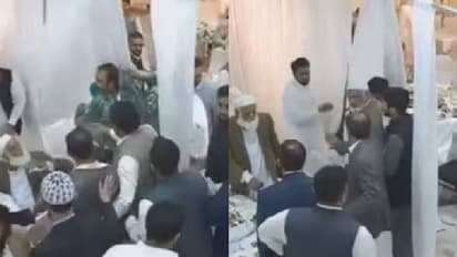 മട്ടൺ ബിരിയാണിയിൽ ആവശ്യത്തിന് പീസില്ല, വിവാഹച്ചടങ്ങിനിടെ പൊരിഞ്ഞ തല്ല്, വൈറലായി വീഡ‍ിയോ