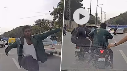 Caught on camera: Bengaluru man attacks ISRO scientist, kicks car in road rage | WATCH