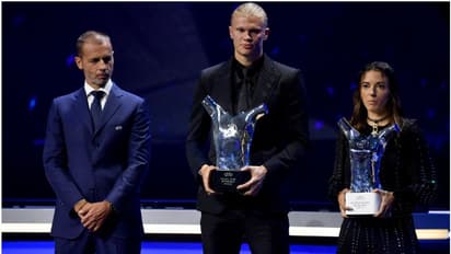 സാക്ഷാൽ മെസിയെ പിന്തള്ളി കുതിപ്പ്; യുവേഫയുടെ 2023ലെ ഏറ്റവും മികച്ച പുരുഷ താരമായി ഹാലൻഡ്, പെപ്പിനും നേട്ടം