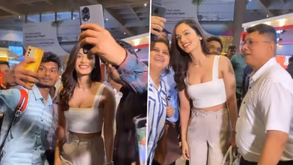 Manushi Chhillar gets mobbed by fans, obliges to their selfie requests; video goes viral!