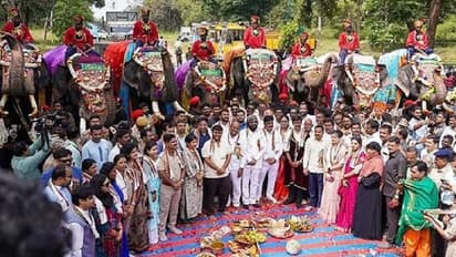 ನಾಡಹಬ್ಬ ದಸರಾ ಮಹೋತ್ಸವಕ್ಕೆ ಮುನ್ನುಡಿ: ಕಾಡಿನಿಂದ ನಾಡಿಗೆ ದಸರಾ ಗಜಪಯಣ...