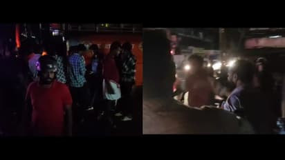 ഹരിപ്പാട് കെഎസ്ആർടിസി സ്വിഫ്റ്റ് ബസ് ടാങ്കർ ലോറിയുടെ പിന്നിൽ ഇടിച്ചുകയറി, നിരവധി പേർക്ക് പരിക്ക്