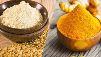 കടലമാവില് മഞ്ഞള് ഇങ്ങനെ ഉപയോഗിച്ച് നോക്കൂ; അറിയാം ഈ ഗുണങ്ങള്...