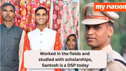 Grew up in a hut and received education with scholarships; Santosh Kumar is a DSP today