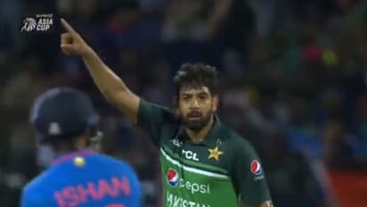 വിക്കറ്റെടുത്തശേഷം ഇഷാന് കിഷനോട് കയറിപ്പോകാന് ആക്രോശിച്ച് ഹാരിസ് റൗഫ്; മറുപടി വൈകില്ലെന്ന് ആരാധകർ-വീഡിയോ