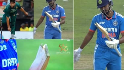 Asia Cup 2023: ಹ್ಯಾರಿಸ್ ರೌಫ್ ದಾಳಿಗೆ ಶ್ರೇಯಸ್ ಅಯ್ಯರ್ ಬ್ಯಾಟ್ ಪೀಸ್ ಪೀಸ್..! ವಿಡಿಯೋ ವೈರಲ್