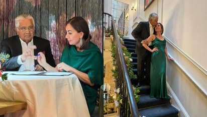 68ാം വയസിൽ മൂന്നാം വിവാഹം ചെയ്ത് ഹരീഷ് സാല്‍വെ, അതിഥികളായി നിത അംബാനിയും ലളിത് മോഡിയുമടക്കമുള്ള സുഹൃത്തുക്കൾ 