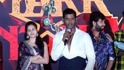 நான் ஒரு பேச்சுலர்... ஆனால் எனக்கு ஒரு மகள் இருக்கா! முதல் முறையாக அறிமுகம் செய்து கண்ணீர் விட்ட விஷால்!