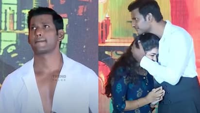 'ഞാന്‍ ക്രോണിക് ബാച്ചിലര്‍, പക്ഷേ എനിക്കൊരു മകളുണ്ട്'; ട്രെയ്‍ലര്‍ ലോഞ്ച് വേദിയില്‍ വികാരഭരിതനായി വിശാല്‍