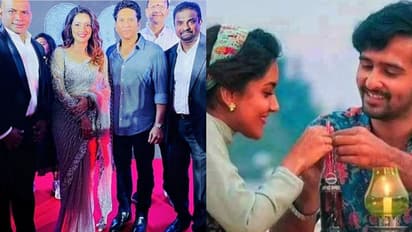 'ആര്‍ഡിഎക്സി'ലെ നായിക സച്ചിനും മുത്തയ്യയ്‍ക്കുമൊപ്പം, ഇത് കലക്കിയെന്ന് കമന്റുകള്‍