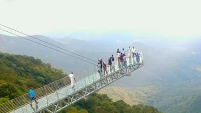 India's longest glass bridge to be thrown open to tourists today in Kerala's Vagamon