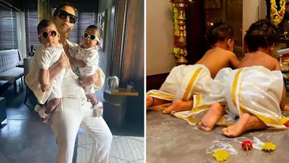 Jawan star Nayanthara shares pictures of her two 'Krishnas' on Janmashtami