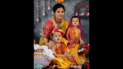 ಮಕ್ಕಳ ಜೊತೆ ಯಶೋಧೆಯಾಗಿ ಪ್ರಗತಿ; ರಿಷಬ್ ಶೆಟ್ಟಿ ಮನೆಯ ಕೃಷ್ಣ- ರಾಧಾ ಮುದ್ದೋ ಮುದ್ದು!  