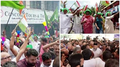 പുതുപ്പള്ളിയിൽ ആവേശക്കൊടിയേറ്റം; ചാണ്ടി ഉമ്മനെ ഉമ്മവെച്ച് ലാളിച്ച് അണികള്