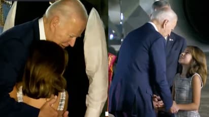 జో బిడెన్ కు స్వాగతం పలుకుతున్న వేళ.. విమానాశ్రయంలో సందడి చేసిన చిన్నారి.. ఇంతకీ ఆ అమ్మాయి ఎవరు?  