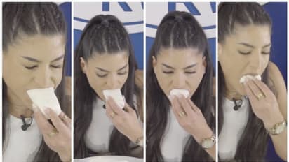 ഒരു മിനിറ്റില് അരക്കിലോ ചീസ് കഴിച്ച് ഗിന്നസ് റെക്കോര്ഡ്; വീഡിയോ കണ്ട് അന്തം വിട്ട് നെറ്റിസണ്സ് !