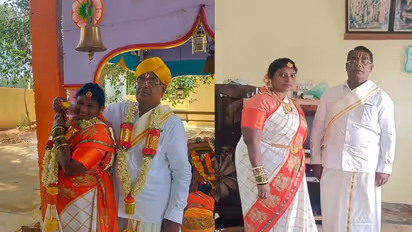 ಪ್ರೀತಿಗೆ ವಯಸ್ಸಿನ ಗಡಿ ಇಲ್ಲ: 75ರ ವಯಸ್ಸಿನಲ್ಲೂ 35ರ ಯುವತಿಗೆ ತಾಳಿ ಕಟ್ಟಿದ ಅಜ್ಜ!