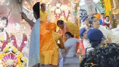  പൂജ ചെയ്യേണ്ടത് മകന്‍, പകരം ശ്രീകോവിലിൽ കയറി വനിത; വലിച്ചിഴച്ച് പുറത്താക്കി ക്ഷേത്ര ഭാരവാഹികള്‍, അറസ്റ്റ്