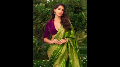 ಸಡನ್ನಾಗಿ ಸೀರೆಯುಟ್ಟು ಪಡ್ಡೆಹೈಕ್ಳ ಹಾರ್ಟ್‌ಬೀಟ್ ಹೆಚ್ಚಿಸಿದ ನೋರಾ ಫತೇಹಿ: ನಮ್ಮಮ್ಮನ ಸೊಸೆ ಎಂದ ಫ್ಯಾನ್ಸ್‌