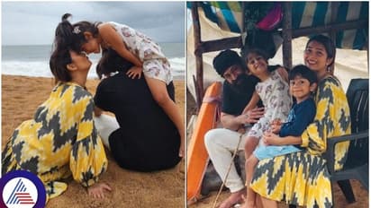 ಕಡಲ ಕಿನಾರೆಯಲ್ಲಿ ಮಕ್ಕಳೊಂದಿಗೆ ಎಂಜಾಯ್ ಮಾಡ್ತಿರೋ ರಾಕಿಂಗ್ ಸ್ಟಾರ್ ಯಶ್ ದಂಪತಿ